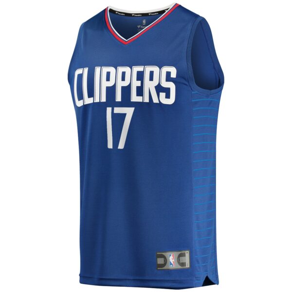 PJ Tucker LA Clippers Fanatics Youth Fast Break Player Jersey - Icon Edition - Royal - Image 3