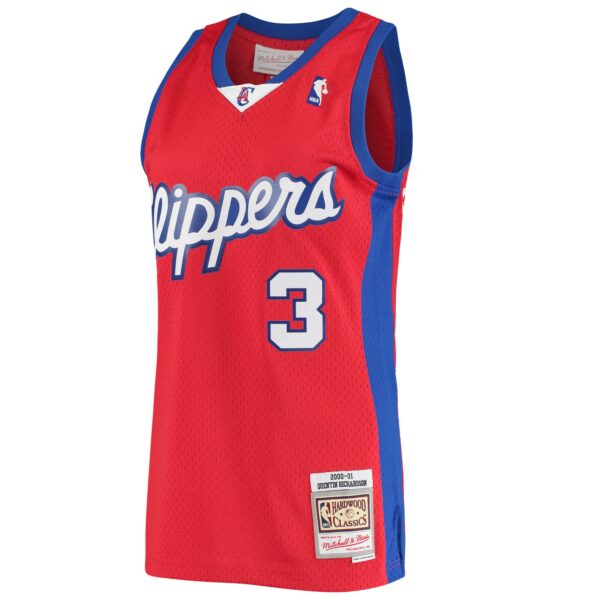 Quentin Richardson LA Clippers Mitchell & Ness 2000/01 Hardwood Classics Swingman Jersey - Red - Image 3