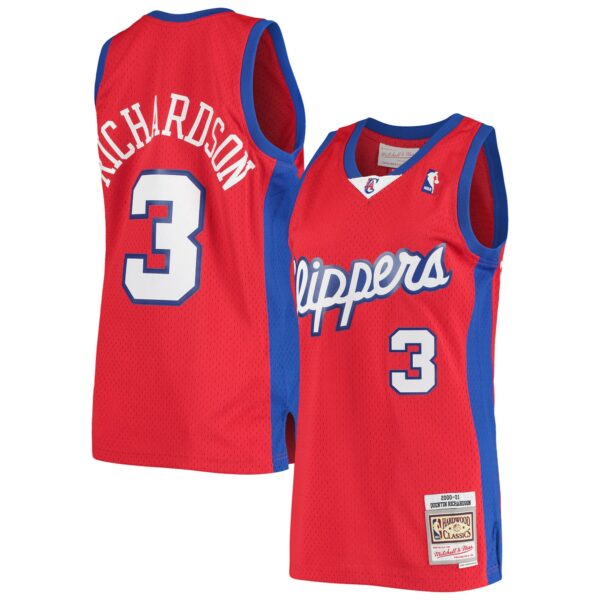 Quentin Richardson LA Clippers Mitchell & Ness 2000/01 Hardwood Classics Swingman Jersey - Red - Image 2