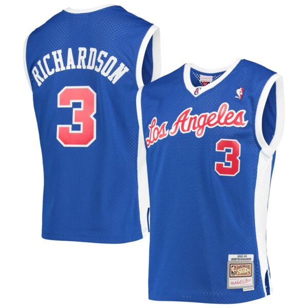 Quentin Richardson LA Clippers Mitchell & Ness 2001/02 Hardwood Classics Swingman Jersey - Royal - Image 2