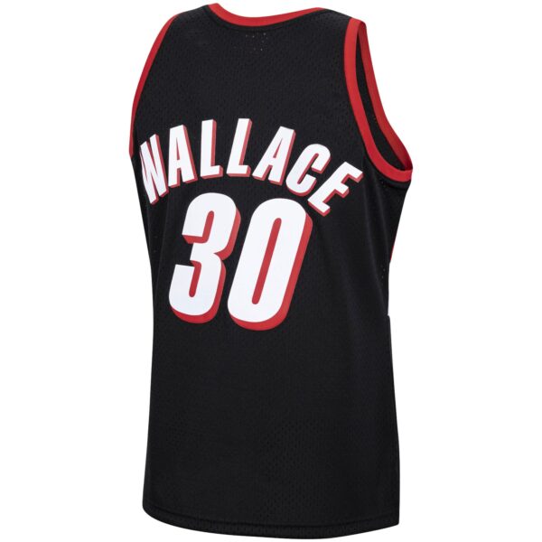 Rasheed Wallace Portland Trail Blazers Mitchell & Ness 1999/00 Hardwood Classics Swingman Jersey - Black - Image 4