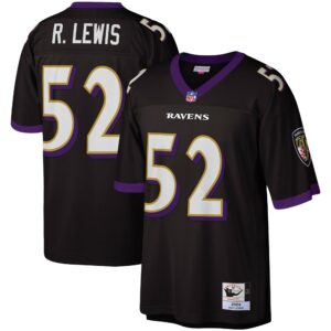 Ray Lewis Baltimore Ravens Mitchell & Ness Legacy Replica Jersey - Black
