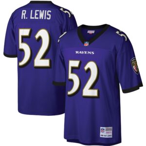 Ray Lewis Baltimore Ravens Mitchell & Ness Legacy Replica Jersey - Purple