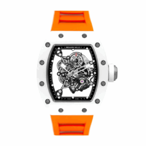 Richard Mille 055 Orange Strap Watch