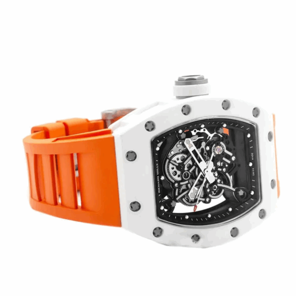 Richard Mille 055 Orange Strap Watch - Image 2