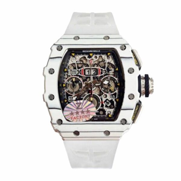 Richard Mille RM 62-01 Men 50 42mm RM 62-01-009 Automatic Transparent Dial White Watch
