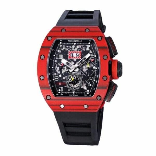 Richard Mille RM011 RM011-019 Around 45mm Men Transparent Dial Watch