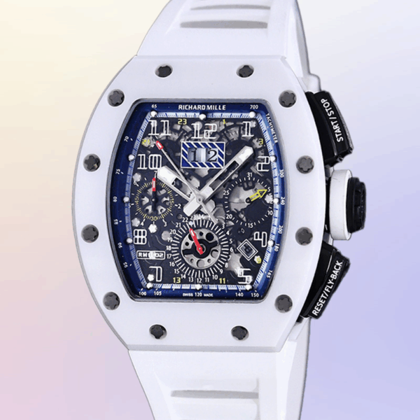 Richard Mille RM011 White Watch - Image 2