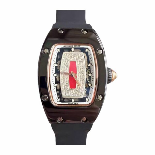 Richard Mille RM07-01 Around 31 45mm Ladies RM07-01-002 Automatic Red With Diamonds Dial Watch