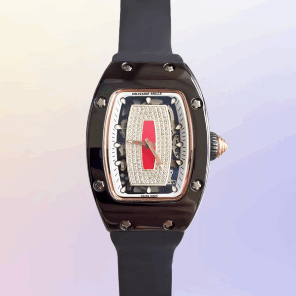 Richard Mille RM07-01 Around 31 45mm Ladies RM07-01-002 Automatic Red With Diamonds Dial Watch - Image 2
