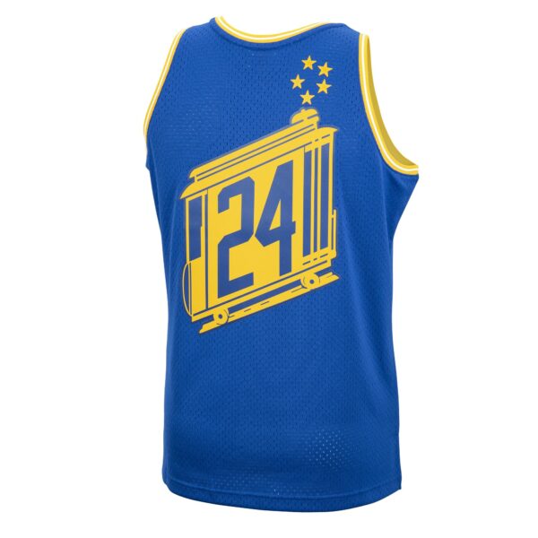 Rick Barry Golden State Warriors Mitchell & Ness 2001/02 Hardwood Classics Swingman Jersey - Royal - Image 4