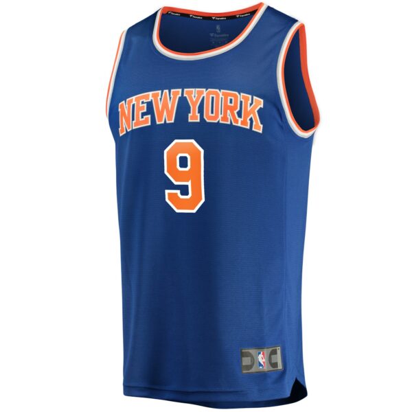 RJ Barrett New York Knicks Fanatics Fast Break Replica Jersey Royal - Icon Edition - Image 3
