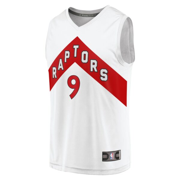 RJ Barrett Toronto Raptors Fanatics Fast Break Player Jersey - Association Edition - White - Image 3
