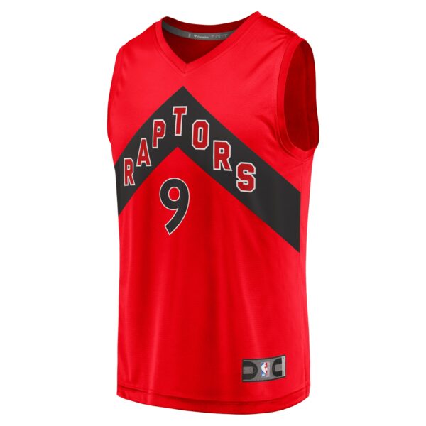 RJ Barrett Toronto Raptors Fanatics Fast Break Player Jersey - Icon Edition - Red - Image 3