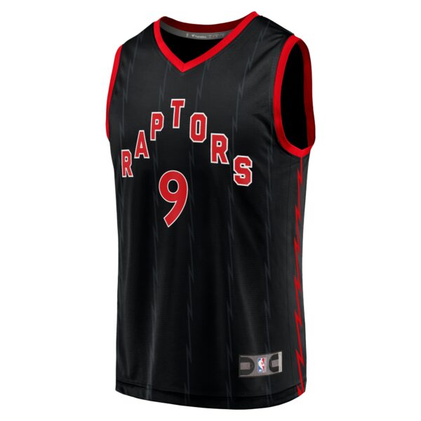 RJ Barrett Toronto Raptors Fanatics Fast Break Player Jersey - Statement Edition - Black - Image 3