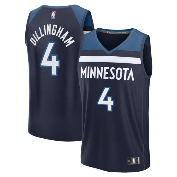 Rob Dillingham  Minnesota Timberwolves Fanatics 2024 NBA Draft Fast Break Player Jersey - Icon Edition - Navy