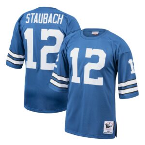 Roger Staubach Dallas Cowboys 1971 Mitchell & Ness Authentic Throwback Retired Player Jersey - Royal