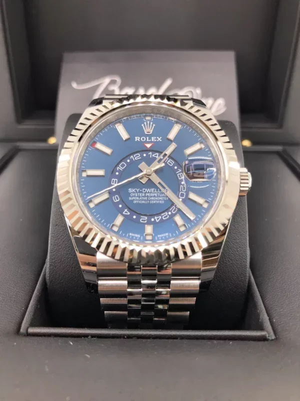 ROLEX 326934 SKY-DWELLER BLUE 42mm JUBILEE STRAP Watch - Image 2