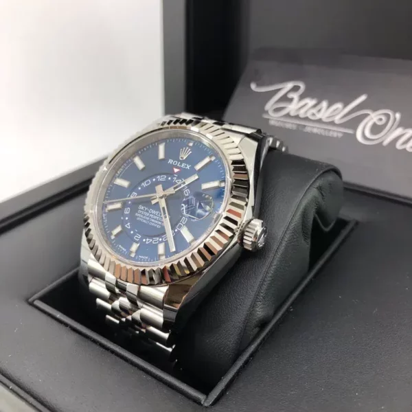 ROLEX 326934 SKY-DWELLER BLUE 42mm JUBILEE STRAP Watch - Image 4