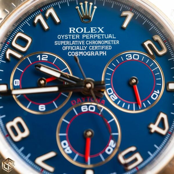 Rolex Cosmograph Daytona 40Mm Blue Arabic Dial Watch - Image 3