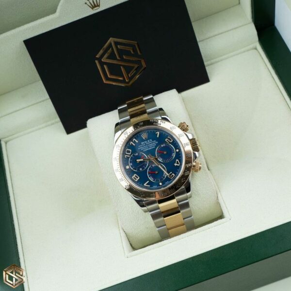 Rolex Cosmograph Daytona 40Mm Blue Arabic Dial Watch - Image 5