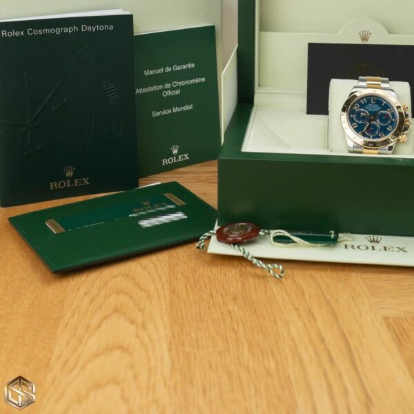 Rolex Cosmograph Daytona 40Mm Blue Arabic Dial Watch - Image 9
