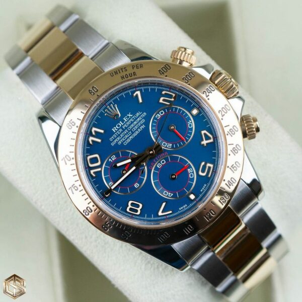 Rolex Cosmograph Daytona 40Mm Blue Arabic Dial Watch - Image 2