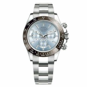 Rolex Cosmograph Daytona 40Mm Platinum Oyster Ice Blue Dial 116506 Watch