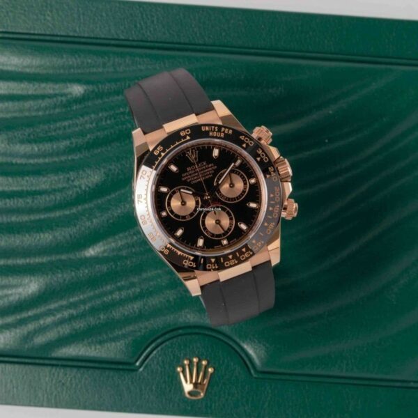 Rolex Cosmograph Daytona Black And Pink Dial Automatic Men Oysterflex Watch 40Mm - Image 3