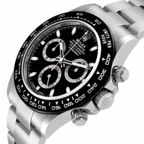 Rolex Cosmograph Daytona Ceramic Bezel Black Dial Mens Watch - Image 5