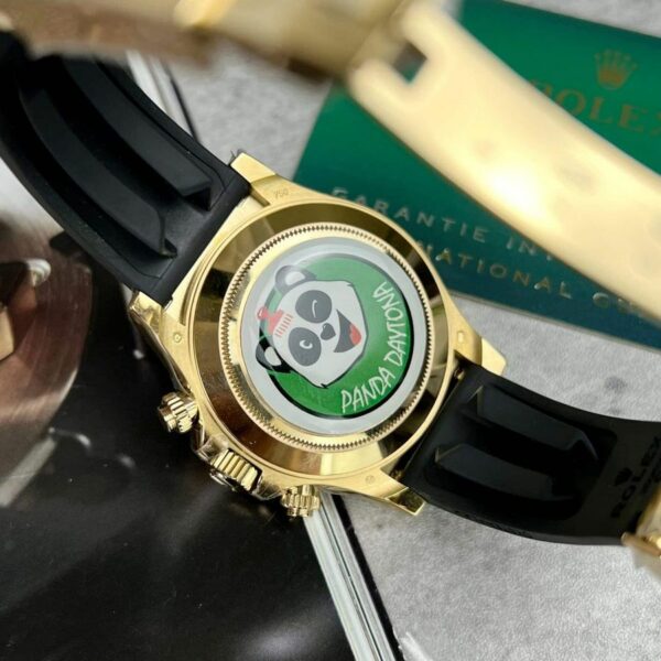 Rolex Cosmograph Daytona Champagne Dial Oysterflex Yellow Gold Mens Watch 116518Ln - Image 10