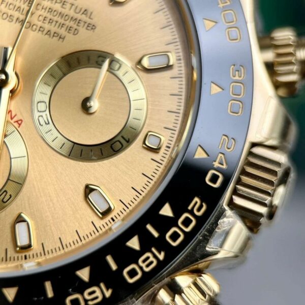 Rolex Cosmograph Daytona Champagne Dial Oysterflex Yellow Gold Mens Watch 116518Ln - Image 3