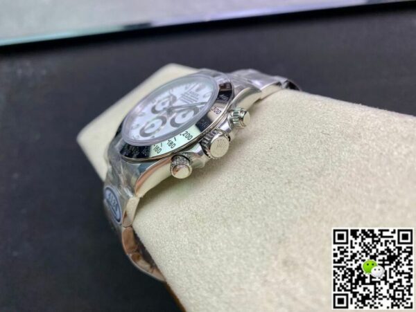 Rolex Cosmograph Daytona White Dial Stainless Steel Oyster Bracelet Automatic Men Watch 116520Wso 40Mm - Image 8