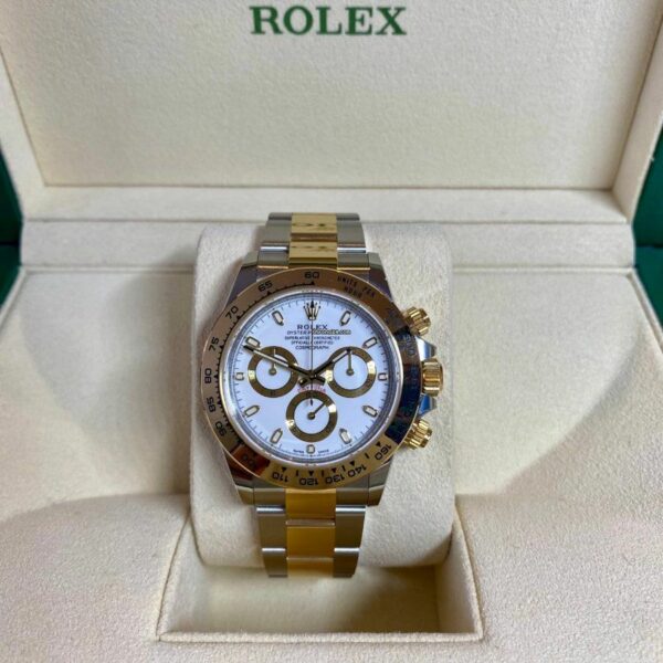 Rolex Cosmograph Daytona White Dial Stainless Steel Oyster Bracelet Bracelet Automatic Mens Watch 116503 Wso 40Mm - Image 5