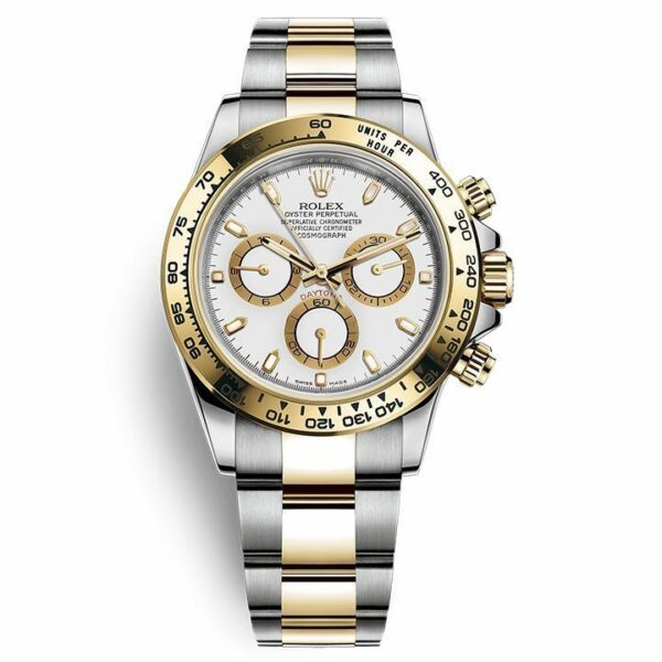 Rolex Cosmograph Daytona White Dial Stainless Steel Oyster Bracelet Bracelet Automatic Mens Watch 116503 Wso 40Mm Luxury
