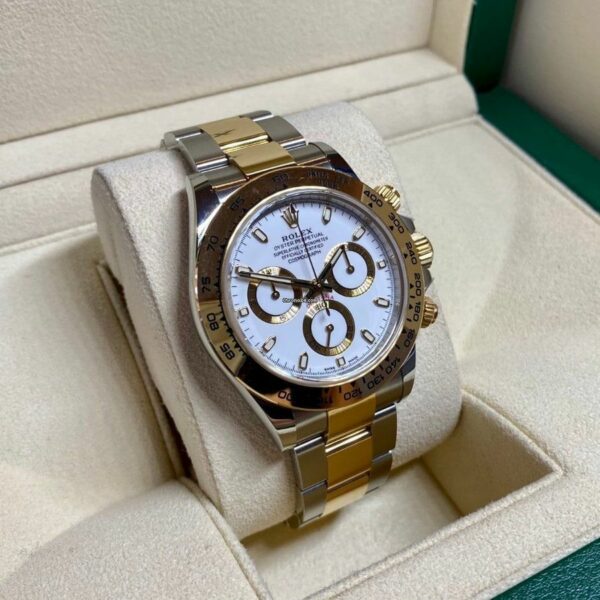 Rolex Cosmograph Daytona White Dial Stainless Steel Oyster Bracelet Bracelet Automatic Mens Watch 116503 Wso 40Mm Luxury - Image 5