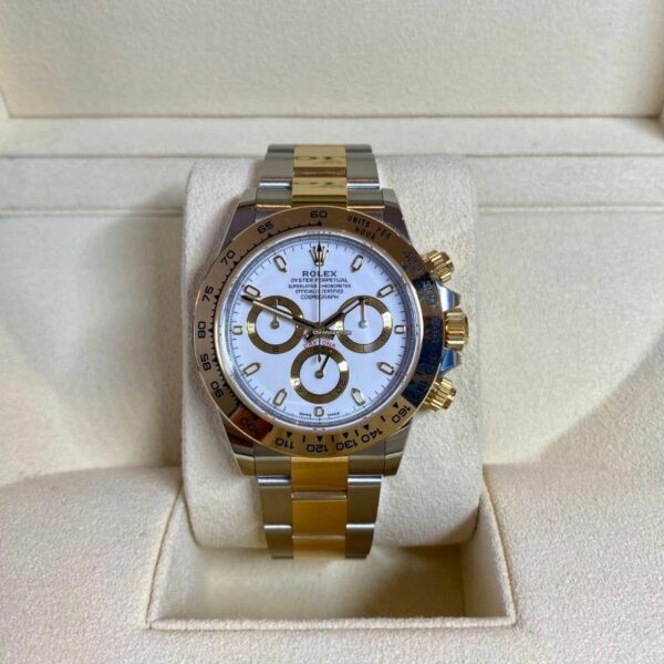 Rolex Cosmograph Daytona White Dial Stainless Steel Oyster Bracelet Bracelet Automatic Mens Watch 116503 Wso 40Mm Luxury - Image 3