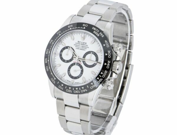 Rolex Cosmograph Daytona White Dial Stainless Steel Oyster Mens Watch 116500Wso 40Mm - Image 4