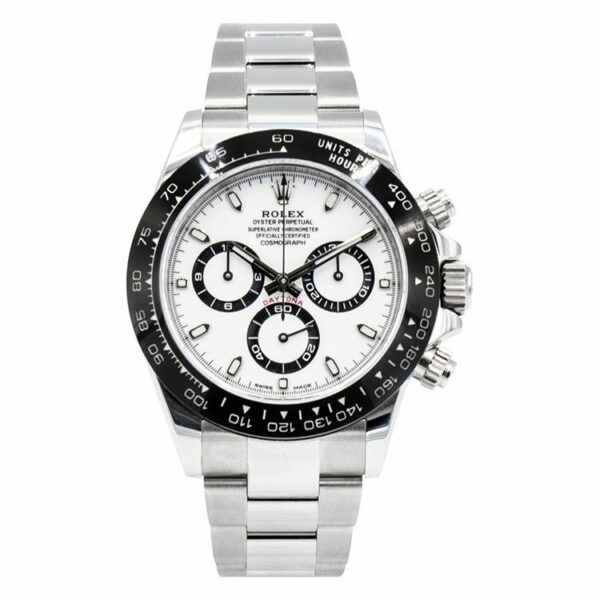 Rolex Cosmograph Daytona White Dial Stainless Steel Oyster Mens Watch 116500Wso 40Mm