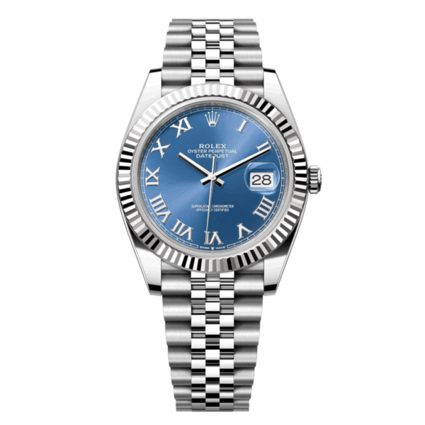 Rolex Datejust 36 Blue Roman Numeral Dial 116234 Ar Watch