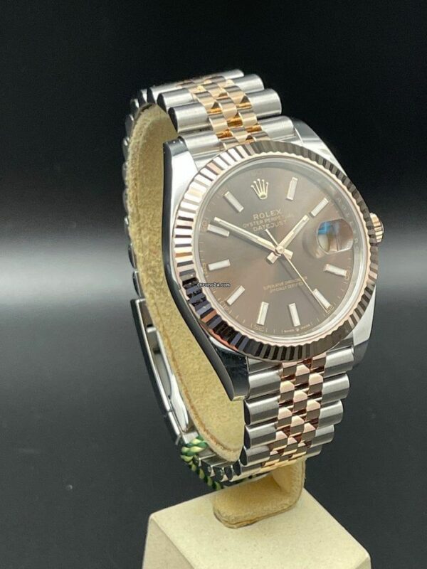 Rolex Datejust 41 Automatic Rose Gold & Steel Watch 126331-CHOSJ - Image 4