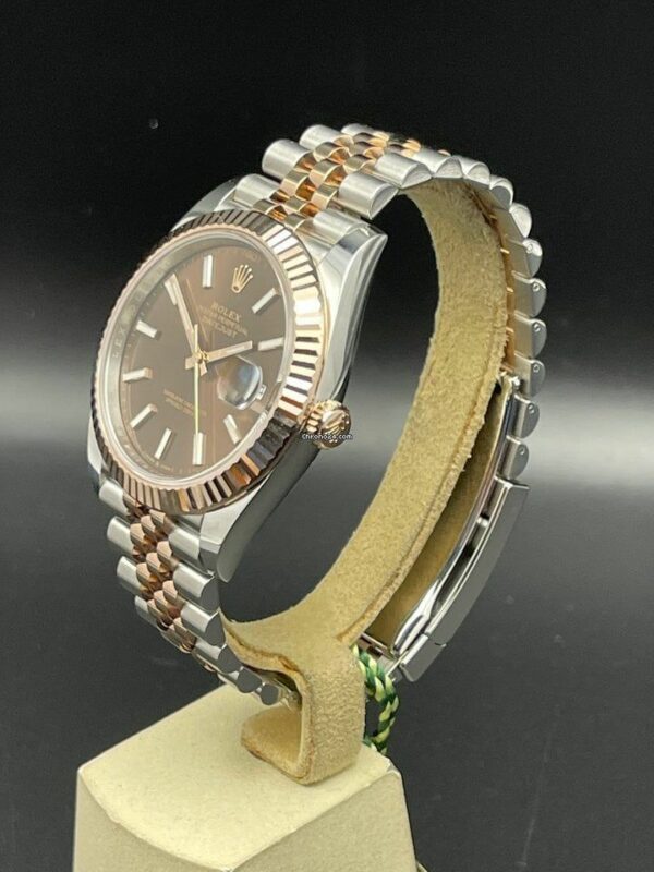 Rolex Datejust 41 Automatic Rose Gold & Steel Watch 126331-CHOSJ - Image 3