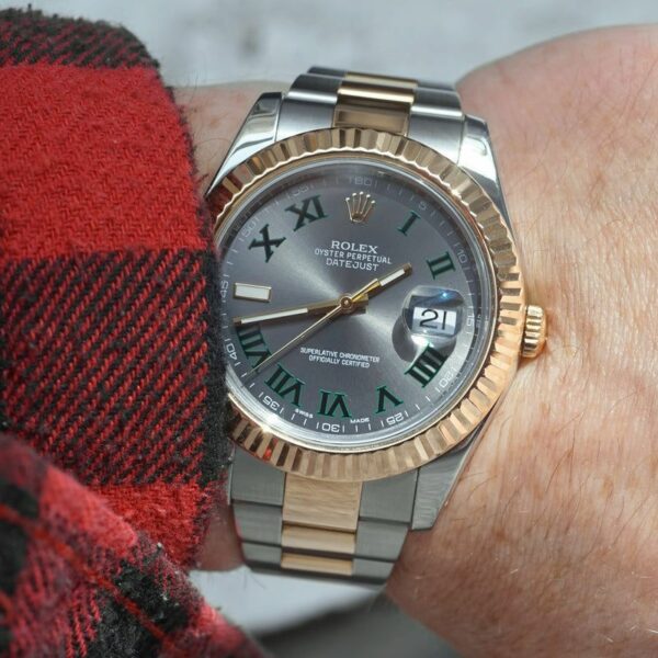ROLEX DATEJUST 41 WATCH 126331 WIMBLEDON - Image 7