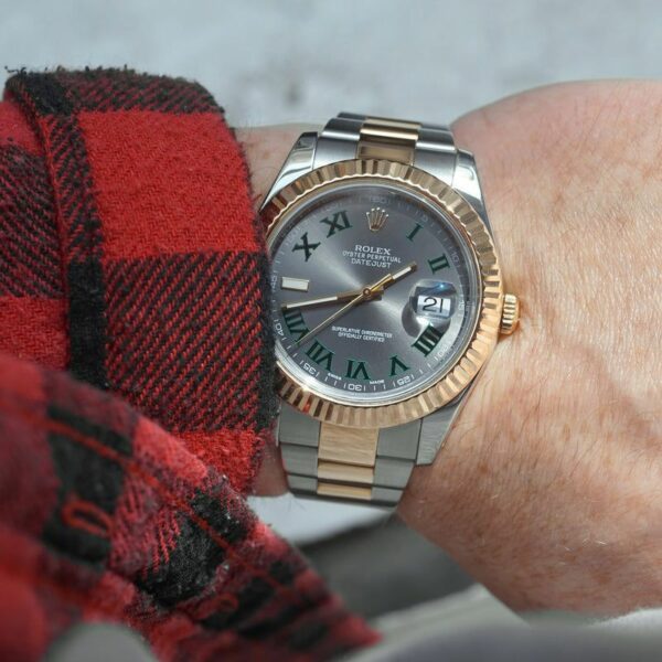 ROLEX DATEJUST 41 WATCH 126331 WIMBLEDON - Image 5