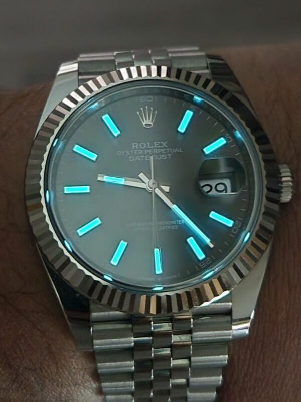 Rolex Datejust 41mm Ref 126334 Rhodium Dial Watch - Image 5