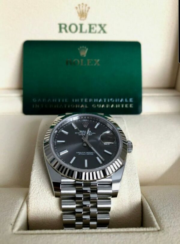 Rolex Datejust 41mm Ref 126334 Rhodium Dial Watch - Image 3
