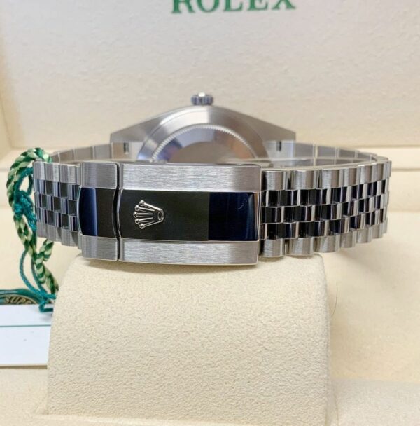 Rolex Datejust Blue Index Jubilee 41Mm Stainless Steel Mens Watch 126334 - Image 4