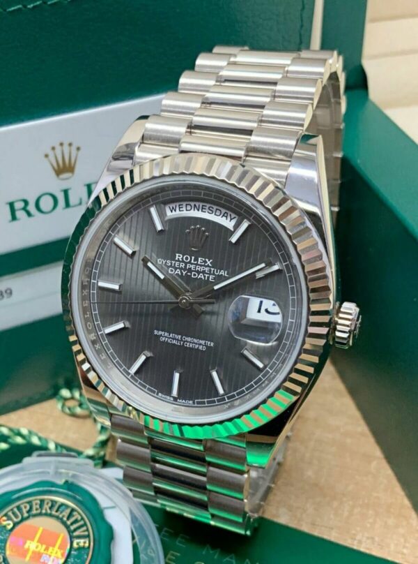 Rolex Day-Date 40 228239 White Gold 40Mm Watch - Image 2
