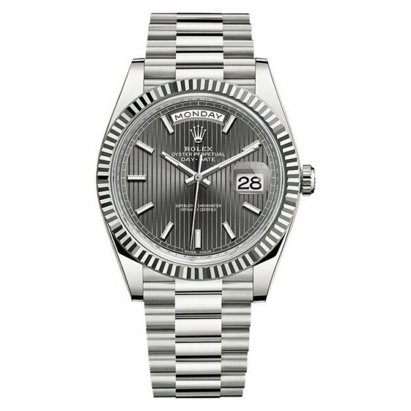 Rolex Day-Date 40 228239 White Gold 40Mm Watch