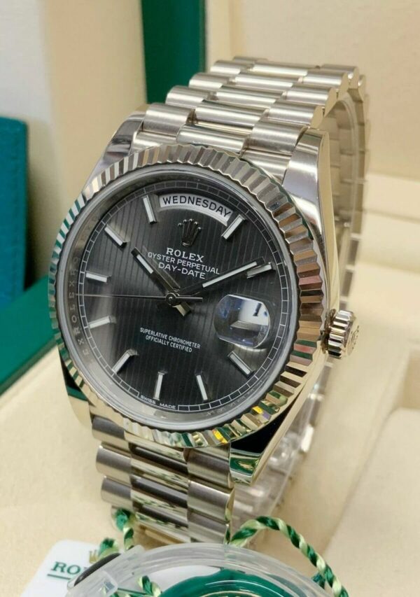 Rolex Day-Date 40 228239 White Gold 40Mm Watch - Image 3